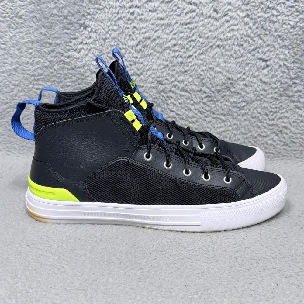 Converse Chuck Taylor All Star Ultra Mens Size 12 Sneaker Shoes Black Lemon Blue